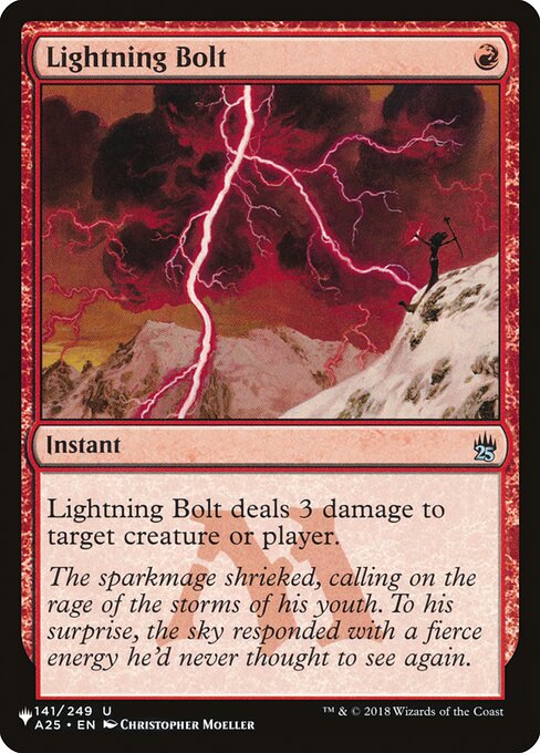 【ENG】《稲妻/Lightning Bolt》(A25)[PWシンボル付き再版]