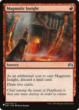 【ENG】《マグマの洞察力/Magmatic Insight》[PWシンボル付き再版]