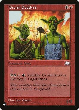 【ENG】《オークの移住者/Orcish Settlers》[PWシンボル付き再版]