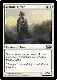 【ENG】【Foil】《歩哨スリヴァー/Sentinel Sliver》[M14]