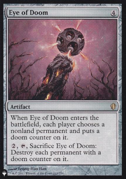 【ENG】《破滅の目/Eye of Doom》[PWシンボル付き再版]