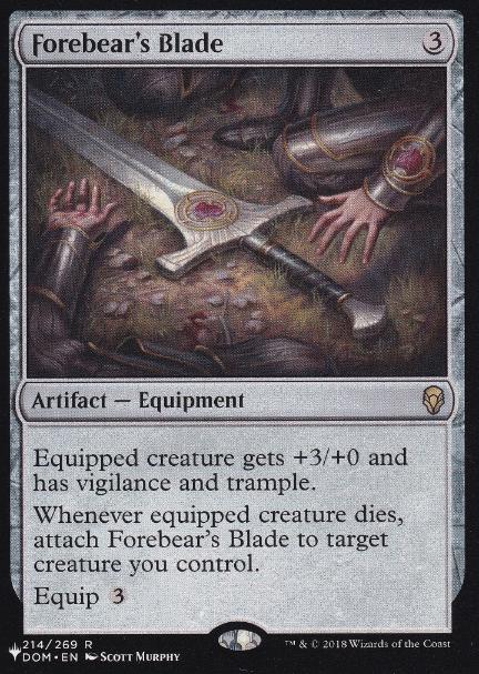 【ENG】《先祖の刃/Forebear's Blade》[PWシンボル付き再版]