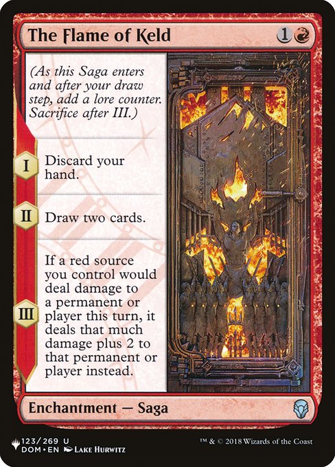 【ENG】《ケルドの炎/The Flame of Keld》[PWシンボル付き再版]