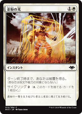 【JPN】【Foil】《金粉の光/Gilded Light》[MH1]