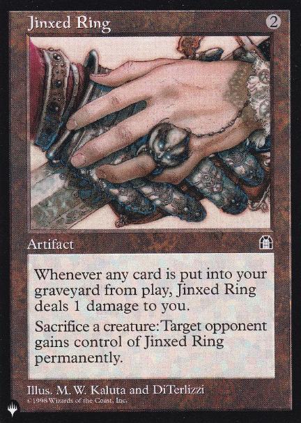 【ENG】《凶運の指輪/Jinxed Ring》[PWシンボル付き再版]