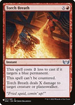 【ENG】《松明吹き/Torch Breath》[PWシンボル付き再版]