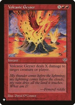 【ENG】《溶岩噴火/Volcanic Geyser》[PWシンボル付き再版]
