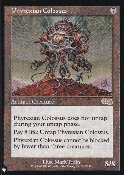 【ENG】《ファイレクシアの巨像/Phyrexian Colossus》[PWシンボル付き再版]
