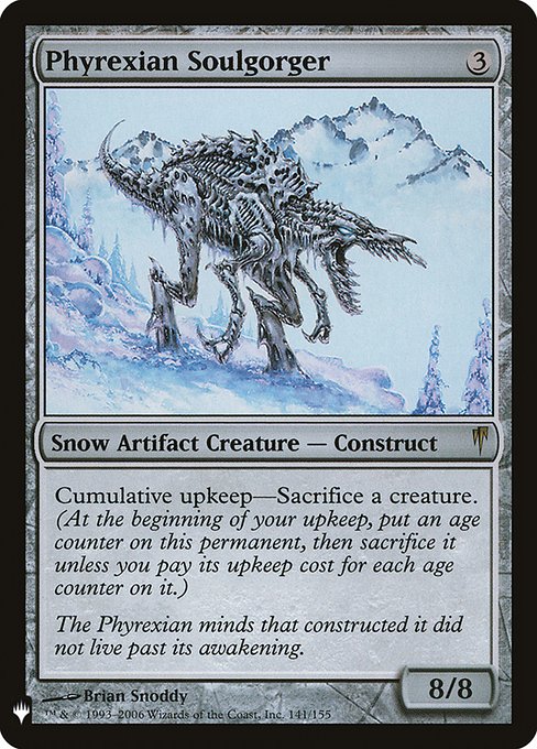 【ENG】《ファイレクシアの魂喰らい/Phyrexian Soulgorger》[PWシンボル付き再版]