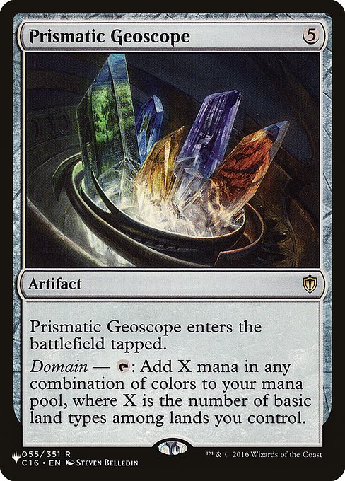 【ENG】《虹色の大地鏡/Prismatic Geoscope》[PWシンボル付き再版]
