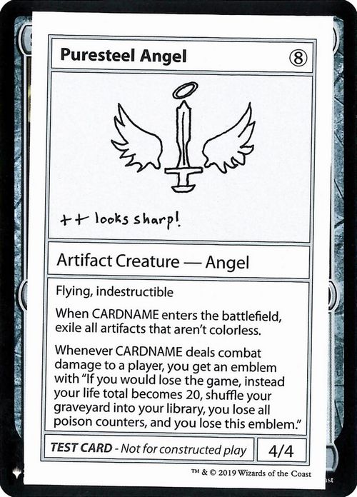 【ENG】《Puresteel AngelPlay Test Card》[Mystery Booster Playtest Cards]