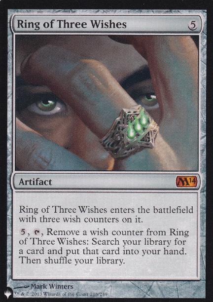 【ENG】《三つの願いの指輪/Ring of Three Wishes》[PWシンボル付き再版]