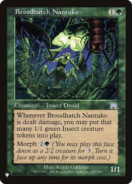 【ENG】《大群を産むナントゥーコ/Broodhatch Nantuko》[PWシンボル付き再版]