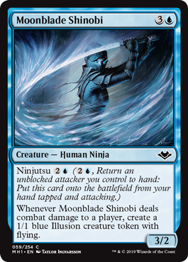 【ENG】【Foil】《月刃の忍び/Moonblade Shinobi》[MH1]