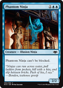 【ENG】【Foil】《幻影の忍者/Phantom Ninja》[MH1]