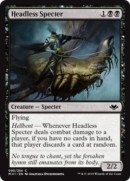 【ENG】【Foil】《首無し死霊/Headless Specter》[MH1]