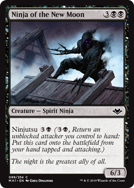 【ENG】【Foil】《新月の忍者/Ninja of the New Moon》[MH1]
