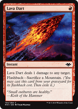 【ENG】【Foil】《溶岩の投げ矢/Lava Dart》[MH1]