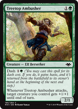 【ENG】【Foil】《樹上の伏兵/Treetop Ambusher》[MH1]