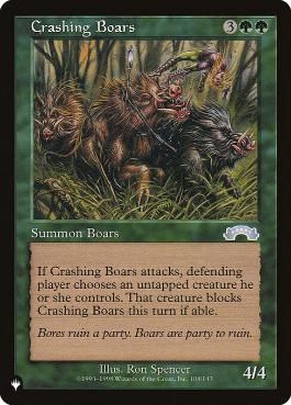 【ENG】《突っ走る猪/Crashing Boars》[PWシンボル付き再版]