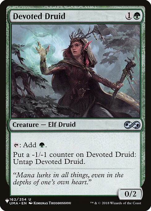【ENG】《献身のドルイド/Devoted Druid》[PWシンボル付き再版]