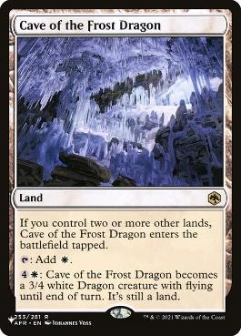 【ENG】《フロスト・ドラゴンの洞窟/Cave of the Frost Dragon》[PWシンボル付き再版]
