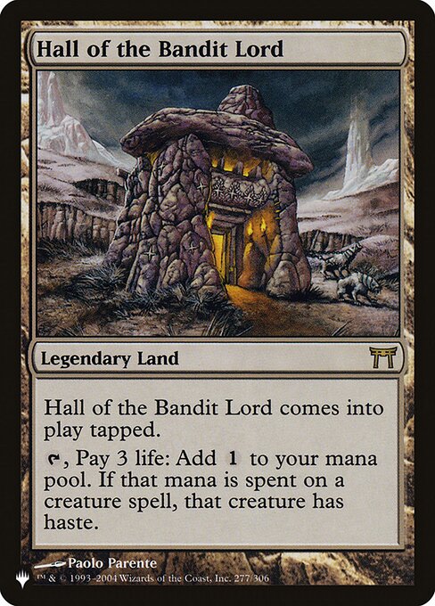 【ENG】《山賊の頭の間/Hall of the Bandit Lord》[PWシンボル付き再版]