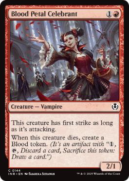 【ENG】【Foil】《血花の祝賀者/Blood Petal Celebrant》[INR]