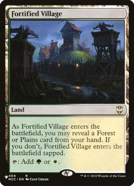 【ENG】《要塞化した村/Fortified Village》[PWシンボル付き再版]