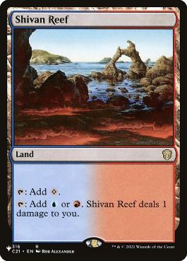 【ENG】《シヴの浅瀬/Shivan Reef》[PWシンボル付き再版]