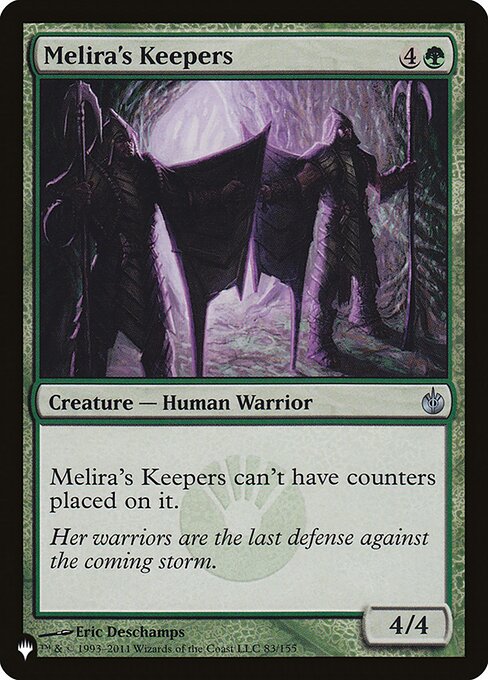 【ENG】《メリーラの守り手/Melira's Keepers》[PWシンボル付き再版]