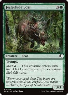 【ENG】【Foil】《ただれ皮の猪/Festerhide Boar》[INR]