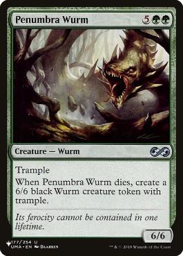 【ENG】《暗影のワーム/Penumbra Wurm》[PWシンボル付き再版]