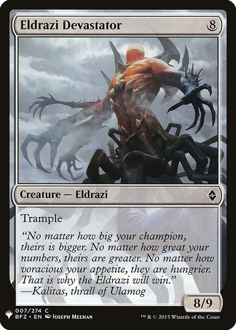 【ENG】《エルドラージの壊滅させるもの/Eldrazi Devastator》[PWシンボル付き再版]