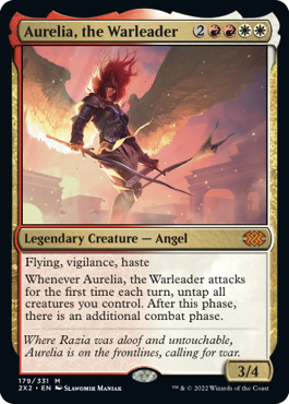 【ENG】《戦導者オレリア/Aurelia, the Warleader》[2X2]