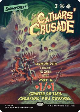 【ENG】【Foil】■ボーダーレス■《聖戦士の進軍/Cathars' Crusade》[INR]