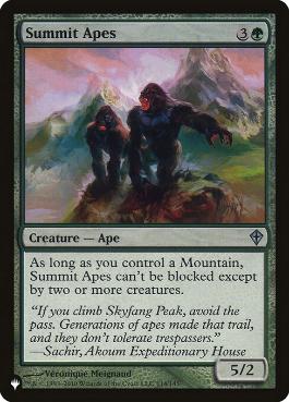 【ENG】《頂の猿人/Summit Apes》[PWシンボル付き再版]
