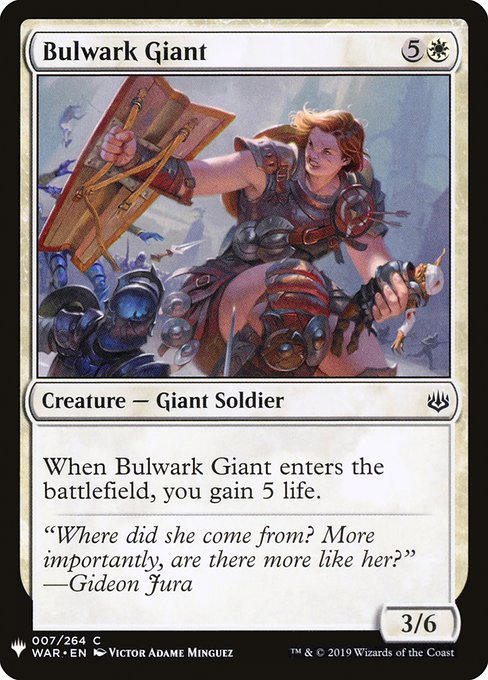 【ENG】《防壁の巨人/Bulwark Giant》[PWシンボル付き再版]
