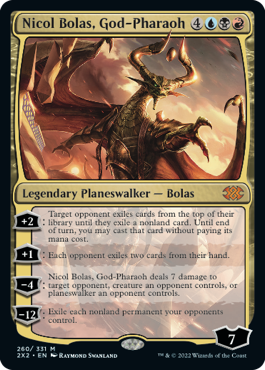 【ENG】《王神、ニコル・ボーラス/Nicol Bolas, God-Pharaoh》[2X2]