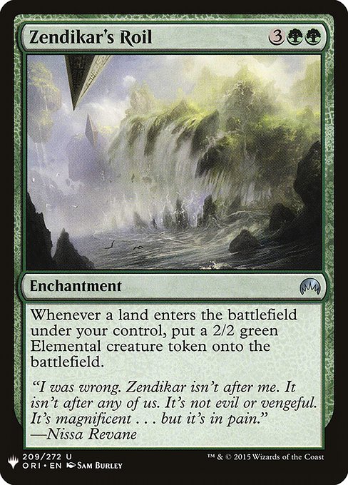 【ENG】《ゼンディカーの乱動/Zendikar's Roil》[PWシンボル付き再版]