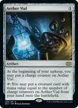 【ENG】【Foil】《霊気の薬瓶/Aether Vial》[2X2]