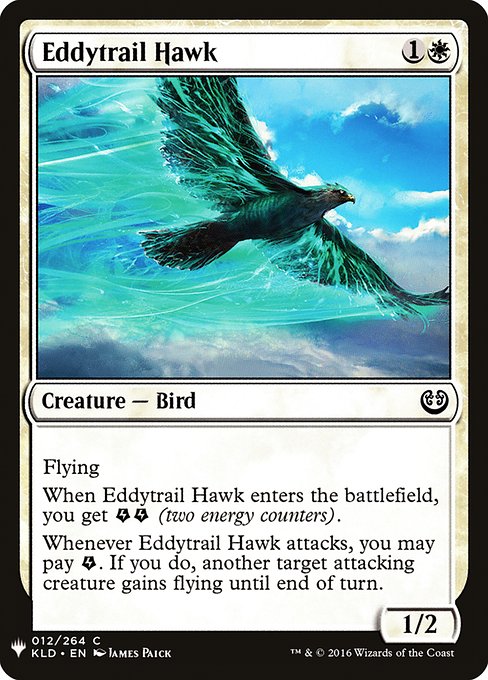 【ENG】《渦跡の鷹/Eddytrail Hawk》[PWシンボル付き再版]