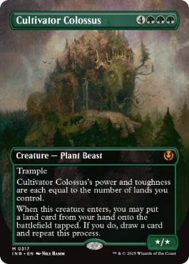 【ENG】■ボーダーレス■《耕作する巨躯/Cultivator Colossus》[INR]