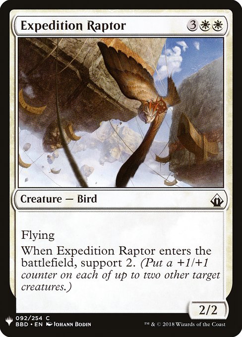【ENG】《探検の猛禽/Expedition Raptor》[PWシンボル付き再版]