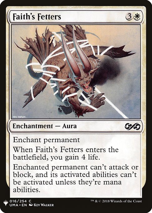 【ENG】《信仰の足枷/Faith's Fetters》[PWシンボル付き再版]