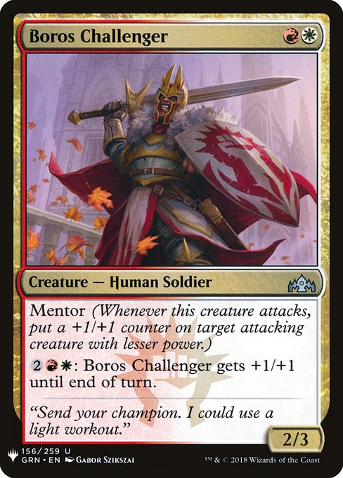 【ENG】《ボロスの挑戦者/Boros Challenger》[PWシンボル付き再版]