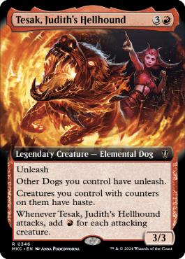 【ENG】■拡張アート■《ジュディスのヘルハウンド、テサック/Tesak, Judith's Hellhound》[MKC]