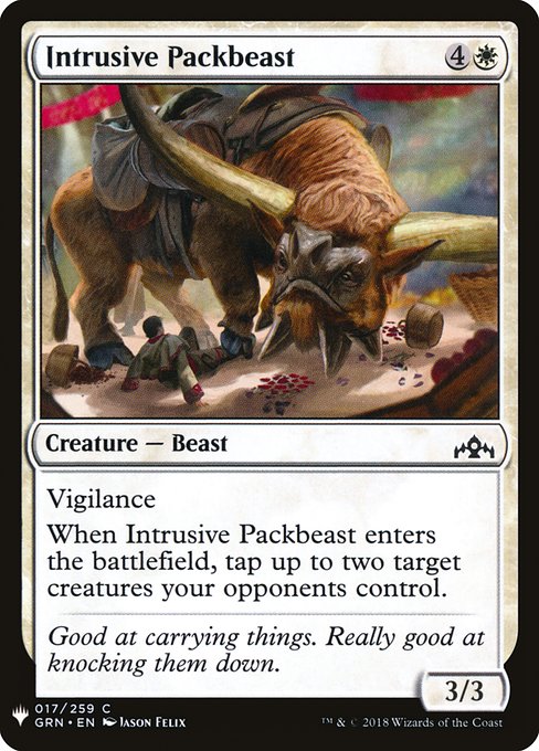【ENG】《押し入る荷役獣/Intrusive Packbeast》[PWシンボル付き再版]