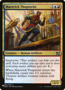 【ENG】《異端の飛行機械職人/Maverick Thopterist》(DDU)[PWシンボル付き再版]