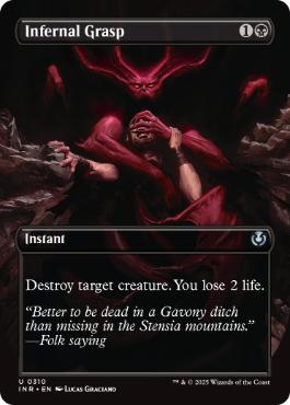 【ENG】■ボーダーレス■《冥府の掌握/Infernal Grasp》[INR]